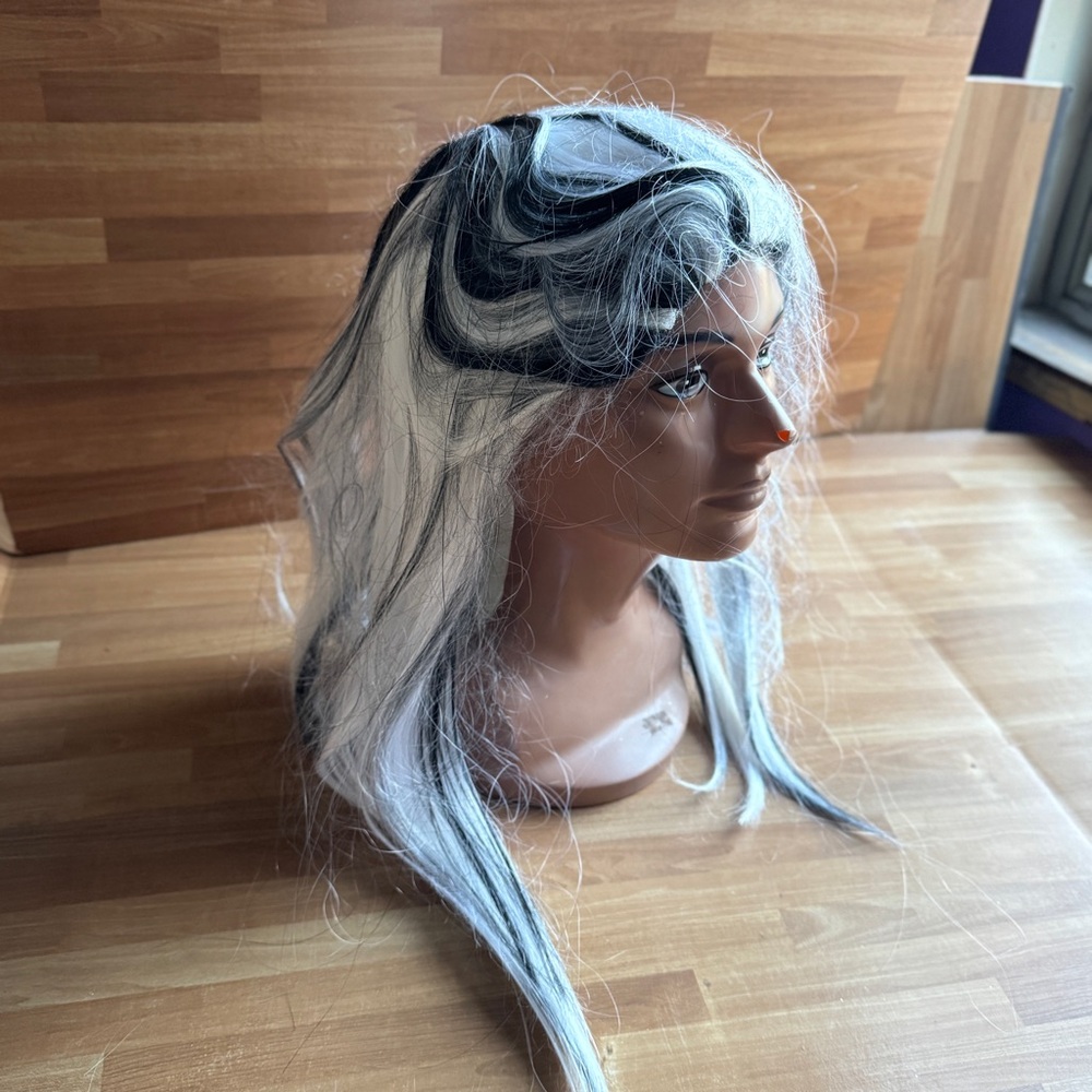 Monster high Halloween wig gray and black